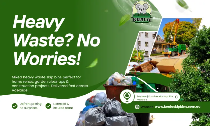 Mixed Heavy Waste Skip Bin Hire Adelaide - Same Day Delivery Available