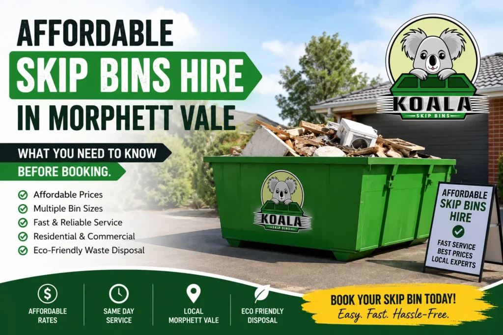 Affordable Skip Bins Hire in Morphett Vale | Koala Skip Bins