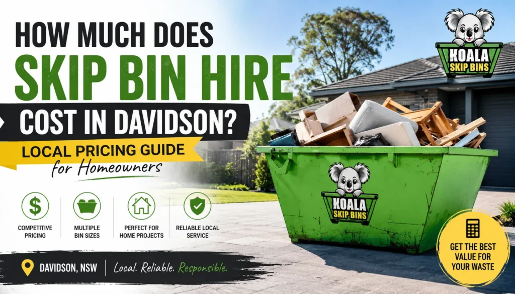 How Much Does Skip Bin Hire Cost in Davidson Local Pricing Guide for Homeowners