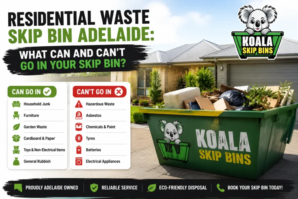 residential waste skip bin adelaide