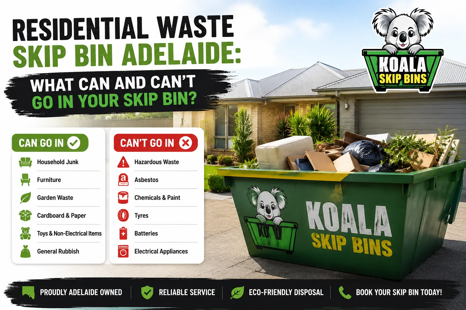 residential waste skip bin adelaide
