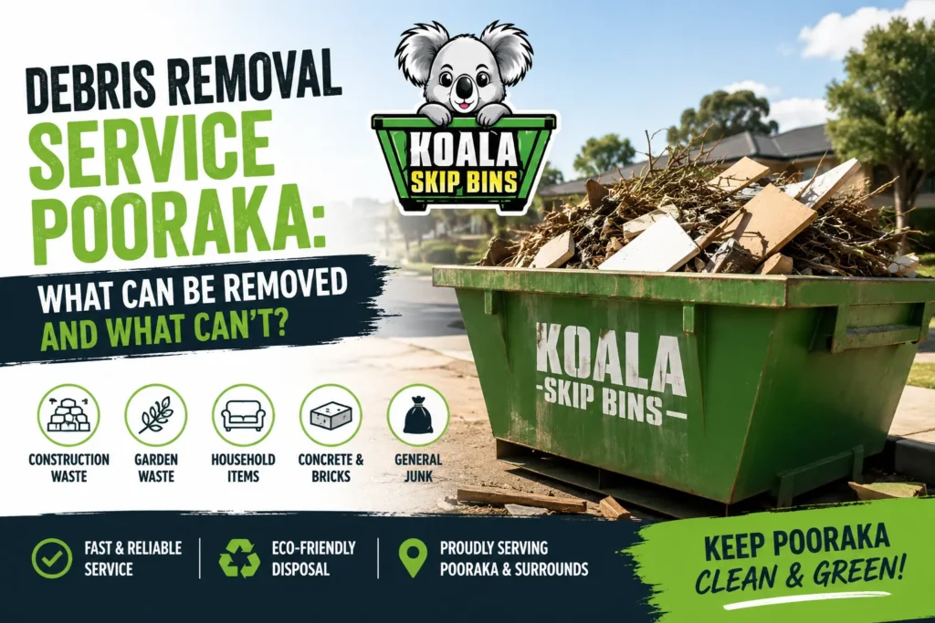 Debris Removal Service Pooraka: What's In & What's Out