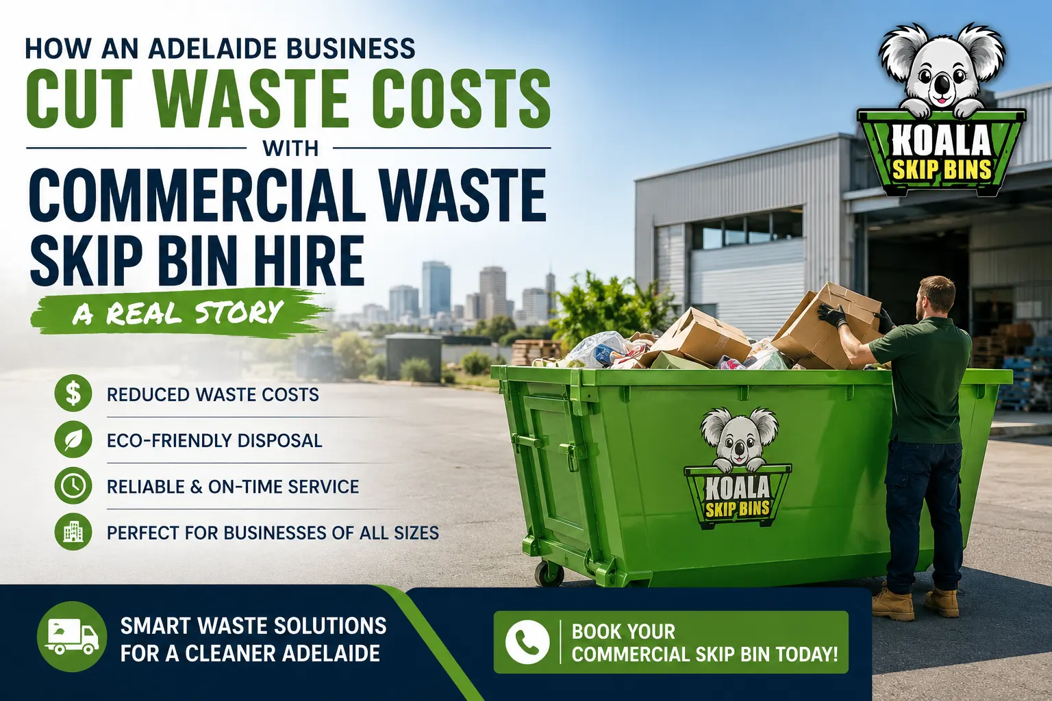 Commercial Waste Skip Bin Hire Adelaide | Cut Business Costs