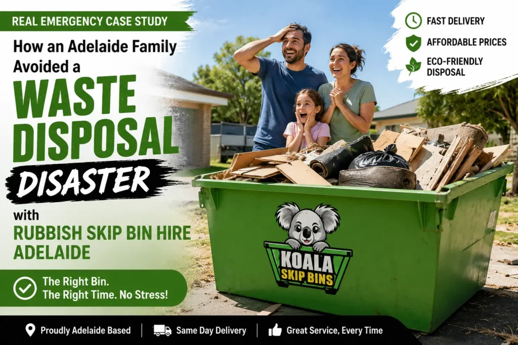 Rubbish Skip Bin Hire Adelaide: Emergency Case Study