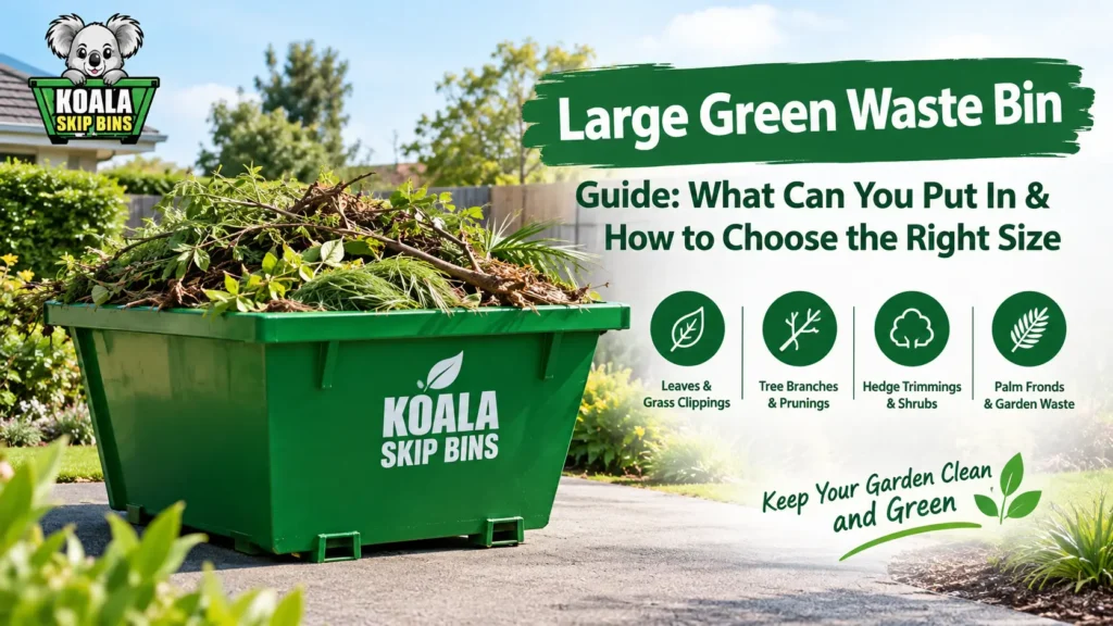 Large Green Waste Bin Adelaide | Sizes & What Fits